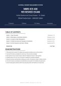 NIMS ICS 400 Package Complete Exam Bundle Actual Exam 2026&sol;2027 &vert; Complete Exam-Style Questions &vert; 100&percnt; Verified &ndash; Detailed Rationales &ndash; Pass Guaranteed &ndash; A&plus; Graded