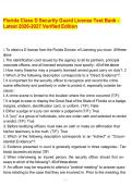 Florida Class D Security Guard License Test Bank - Latest 2026-2027 Verified Edition&period;pdf&NewLine;&NewLine;