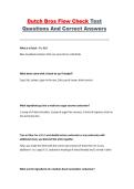 Dutch Bros Flow Check Test Dutch Bros Coffee Practice Questions and Answers