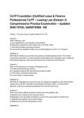&lowbar;CLFP Foundation &lpar;Certified Lease & Finance Professional&rpar; CLFP &ndash; Leasing Law &lpar;Domain 3&rpar; Comprehensive Practice Examination &ndash; Updated 2026 TOTAL QUESTIONS&lowbar; 150&period;pdf&NewLine;&NewLine;