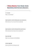 7 Brew Barista Test Study Guide &ndash; Questions & Answers Guide