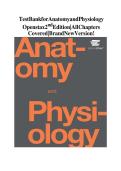 Test Bank For Anatomy and Physiology 2nd Edition by OpenStax All 28 Chapters Covered Completely ISBN&colon;9781711494067 Newest Edition 2026 Instant Pdf Download&NewLine;