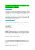 Congenital heart disease &lpar;CHD&rpar; Exam with Questions and Solutions