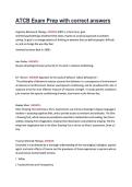 ATCB Exam Prep with correct answers 