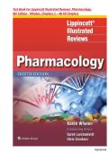 Lippincott Illustrated Reviews&colon; Pharmacology&comma; 8th Edition - Whalen&comma; Test Bank - ISBN-13 978-1975170554 &vert; Chapters 1 - 48 &vert; All Chapters 
