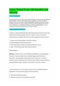 Emory Wound Exam with Questions and Answers