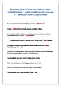 WGU D236 Pathophysiology Study Guide and Practice Questions &lpar;Updated 2026&sol;2027&rpar;