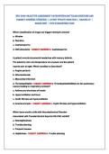 WGU D236 Pathophysiology Objective Assessment Study Guide and Practice Questions &lpar;2026&sol;2027 Update&rpar;