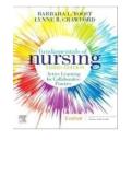 TEST BANK FOR Fundamentals of Nursing&colon; Active Learning for Collaborative Practice 3rd Edition by Barbara L&period; Yoost&comma; Lynne R&period; Crawford ISBN&colon; 9780323828093 ALL CHAPTERS COVERED 100&percnt; VERIFIED A&plus; GRADE ASSURED&excl;&excl;&excl;&excl;&excl;NEW LATEST UPDATE&excl;&excl;&excl;&excl;&excl;