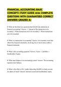 FINANCIAL MODELING UPDATED SCRIPT&NewLine;2026 PRACTICE SOLUTIONS GRADED A&plus;
