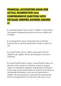 FINANCIAL MODELING PREPARATION&NewLine;TEST 2026 QUESTIONS AND CORRECT&NewLine;ANSWERS GRADED A&plus;