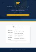 COS1512 Exam Revision OCT&sol;NOV 2026 Questions & Answers Past Papers 2026 &vert;Introduction to Programming II&vert;