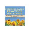 TEST BANK FOR Evidence-Based Practice for Nurses&colon; Appraisal and Application of Research with Navigate Advantage Access 6th Edition by Nola A&period; Schmidt&comma; Janet M&period; Brown&period;ISBN&colon;978-1284296532 COMPLETE GUIDE ALL CHAPTERS COVERED 100&percnt; VERIFIED A&plus; GRADE ASSURED&excl;&excl;&excl;