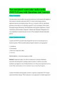 Non-sustained ventricular tachycardia &lpar;NSVT&rpar; Exam with Questions and Answers