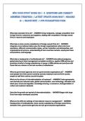 WGU D358 stUDy GUiDe Q's 1 -5 QUestiONs AND CORReCt&NewLine;ANsWeRs &lpar;VeRiFieD&rpar; &vert; LAtest UPDAte 2026&sol;2027 &vert; GRADeD&NewLine;A&plus; &vert; BRAND NeW &vert; 100&percnt; GUARANteeD PAss 
