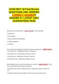 UCSD MGT 18 Final Review EXAM 2 QUESTIONS AND VERIFIED CORRECT ANSWERS GRADED A&plus; -LATEST 2026-2027- 100- GUARANTEED PASS&period;docx&NewLine;&NewLine;