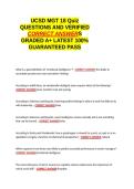 UCSD MGT 18 Quiz&semi;UCSD MGT 18 Midterm Review&semi;MGT18 Exam 1 Quizes&semi;UCSD MGT 18 Final&semi;MGT 18 Michael McKay Final Study Guide QUESTIONS AND VERIFIED CORRECT ANSWERS GRADED A&plus; -LATEST 2026-2027- 100- GUARANTEED PASS&period;docx