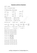Summary -  Mathematics 