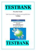 Test Bank Complete&lowbar; Stahl's Essential Psychopharmacology Neuroscientific Basis and Practical Applications 5th Edition&comma; &lpar;2021&rpar; Stephen M&period; Stahl &lpar;Author&rpar; All Chapters 1-13&NewLine;