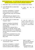 CCRP SOCRA Exam - 21 CFR Part 812 with all Correct & 100&percnt; Verified Answers &vert;Latest Version &vert;Already Graded A&plus;
