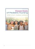 TEST BANK FOR Essentials of Pediatric Nursing 5th Edition By Terri Kyle and Susan Carman ISBN&colon;9781975236151 COMPLETE GUIDE ALL CHAPTERS COVERED 100&percnt; VERIFIED A&plus; GRADE ASSURED&excl;&excl;&excl;&excl;&excl; NEW LATEST UPDATE&excl;&excl;&excl;&excl;&excl;