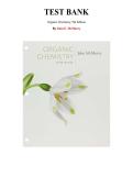 Test Bank for Organic Chemistry 9th Edition by John McMurry&comma; Chapter 1-17 &vert; All Chapters