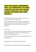 FISDAP UNIT MEDICAL EMERGENCIES&NewLine;FINAL 2026 ACTUAL TEST PAPER FULL&NewLine;QUESTIONS AND ACCURATE ANSWERS&NewLine;PREMIUM PREPARATION MATERIAL&NewLine;GRADED A&plus;FISDAP UNIT MEDICAL EMERGENCIES&NewLine;FINAL 2026 ACTUAL TEST PAPER FULL&NewLine;QUESTIONS AND ACCURATE ANSWERS&NewLine;PREMIUM PREPARAT