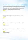 Georgia Life&comma; Health & Accident Insurance Quiz &vert; 2026&sol;2027 &NewLine;Update &vert; Complete Study Guide &vert; Verified Questions & Answers &vert; &NewLine;100&percnt; Correct Solutions &vert; Grade A