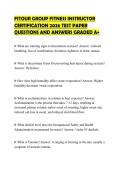 FITOUR PRIMARY GROUP EXERCISE&NewLine;ACTUAL EXAMINATION 2026 QUESTIONS&NewLine;WITH SOLUTIONS GRADED A&plus;FITOUR PRIMARY GROUP EXERCISE&NewLine;ACTUAL EXAMINATION 2026 QUESTIONS&NewLine;WITH SOLUTIONS GRADED A&plus;FITOUR PRIMARY GROUP EXERCISE&NewLine;ACTUAL EXAMINATION 2026 QUESTIONS&NewLine;WITH SOLU