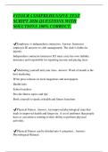 FITOUR FITNESS INSTRUCTOR&NewLine;REVIEW 2026 QUESTIONS WITH&NewLine;SOLUTIONS TESTED QUESTIONS