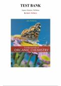 Test Bank for Fundamentals of Organic Chemistry&comma; 7th Edition by John McMurry&comma; Chapter 1-17 &vert; All Chapters