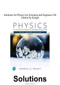 Solutions Manual&colon; Physics for Scientists and Engineers &lpar;5th Edition&rpar; &ndash; Randall Knight &vert; Complete Step-by-Step Physics Solutions