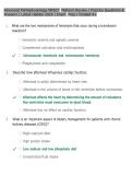 Advanced Pathophysiology NR507 Midterm Review &vert; Practice Questions & Answers &vert; Latest Update 2026 &vert; Exam Prep &vert; Graded A&plus;