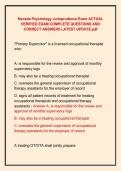 Nevada Psychology Jurisprudence Exam ACTUAL &NewLine;VERIFIED EXAM COMPLETE QUESTIONS AND &NewLine;CORRECT ANSWERS LATEST UPDATE&period;pdf 