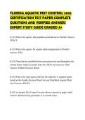 FLORIDA CHIROPRACTIC ACTUAL TEST PAPER&NewLine;2026 COMPLETE QUESTIONS AND CORRECT&NewLine;ANSWERS GRADED A&plus;&NewLine;