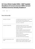 NJ CALA EXAM &lpar;Latest 2026 &sol; 2027 Update&rpar; Questions & Correct Answers &lpar;100&percnt; Correct Verified Answers&rpar; Already Graded A&plus;&NewLine;