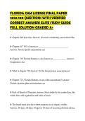 FLORIDA 240 2026 COMPREHENSIVE&NewLine;CERTIFICATION STUDY GUIDE