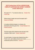 NOCTI Drafting Exam ACTUAL VERIFIED EXAM &NewLine;COMPLETE QUESTIONS AND CORRECT ANSWERS &NewLine;LATEST UPDATE&period;pdf