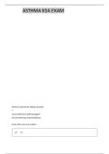 ABFM KSA ASTHMA QUESTIONS & ANSWERS &vert; GRADE A&vert; 100&percnt; CORRECT &lpar;VERIFIED ANSWERS&rpar;