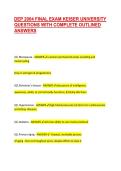 DEP 2004 FINAL EXAM KEISER UNIVERSITY QUESTIONS WITH COMPLETE OUTLINED ANSWERS 
