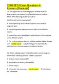 CISM Exam Bundle With 100&percnt; Correct Answers 2025