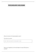 PSYC-102 EXAM -1 STUDY GUIDE