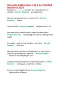Maryville Patho Exam 4 Q & As &lpar;Verified Answers&rpar; 2026&period;