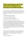 FORTIS COLLEGE NUR 210 HESI RN EXIT&NewLine;EXAM COMPREHENSIVE TEST PAPER 2026&NewLine;QUESTIONS WITH ANSWERS GRADED A&plus;