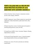 FORTIS COLLEGE NUR 210 HESI RN EXIT&NewLine;2026 ALL QUESTIONS WITH CORRECT&NewLine;ANSWERS GRADED A&plus;