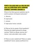 FORTIS COLLEGE NUR 210 HESI RN EXIT&NewLine;2026 150 QUESTIONS WITH 100&percnt; VERIFIED&NewLine;ANSWERS GRADED A&plus;