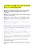 FORTIS HESI RN EXIT EXAMS SOLUTION&NewLine;BUNDLE 2026 SOLVED QUESTIONS WITH&NewLine;CORRECT ANSWERS 100&percnt; ACCURATE