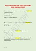 MARYVILLE NURS 615 PHARM EXAM 2 2026&vert;2027 QUESTIONS WITH &NewLine;VERIFIED ANSWERS&vert; LATEST UPDATE 