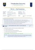 NR 222 Final Examination HEALTH & WELLNESS CONCEPTS FOR NURSING PRACTICE &vert;  PACKAGE DEAL
