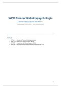 WPO Persoonlijkheidspsychologie &vert; Samenvatting &vert; VUB &vert; 2025&sol;26